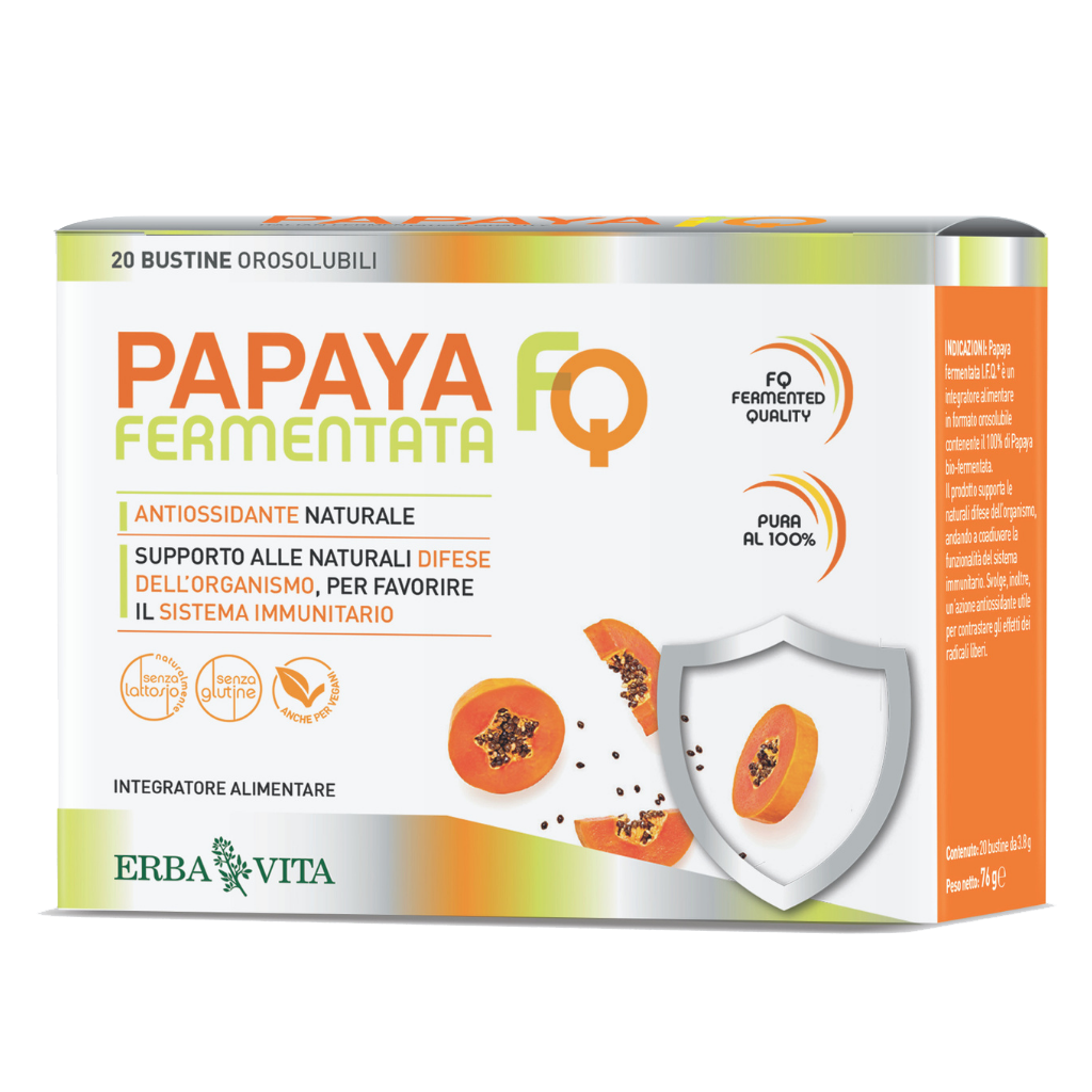 Papaya Fermentata FQ bustineErba Vita Farmagallo